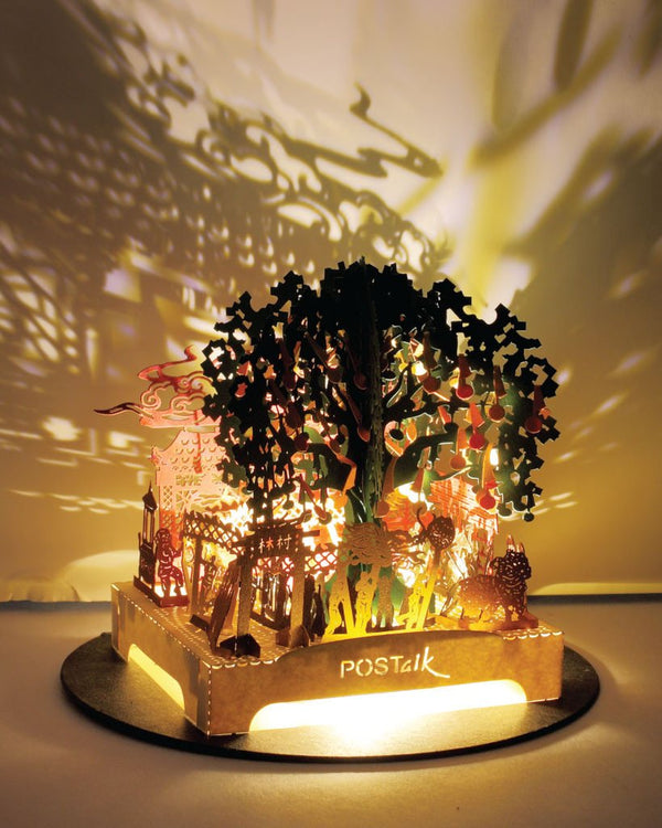 POSTalk LED-light traveler series, Lam Tsuen Wishing Trees