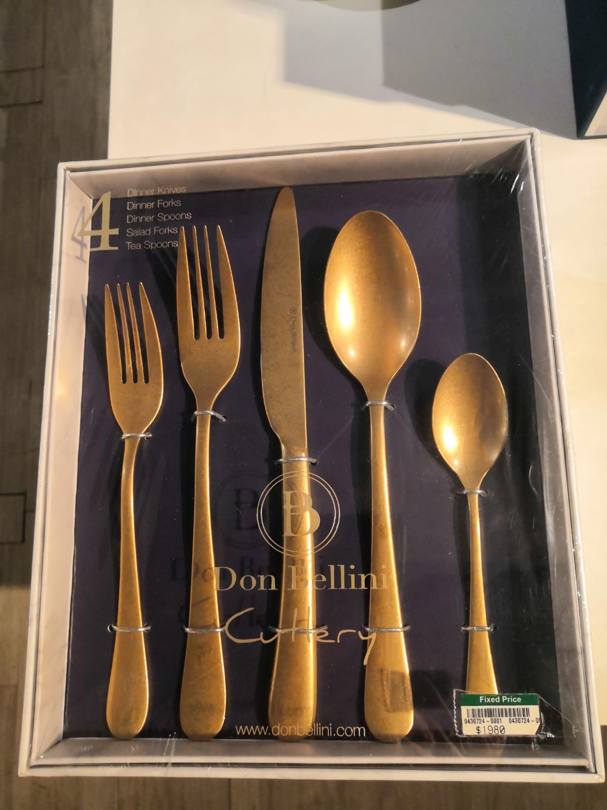 DON BELLINI Cutlery, Gold