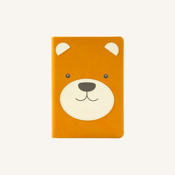 Daycraft Animal Pals lined notebook A6 (brown bear)