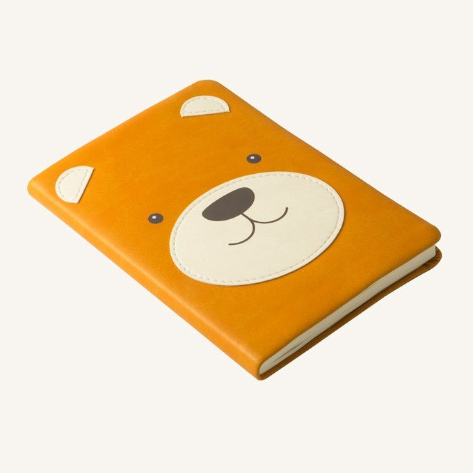Daycraft Animal Pals lined notebook A6 (brown bear)