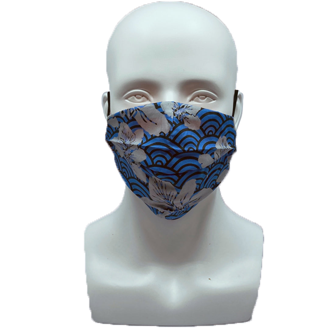 Bauhinia Waves Pleated Mask