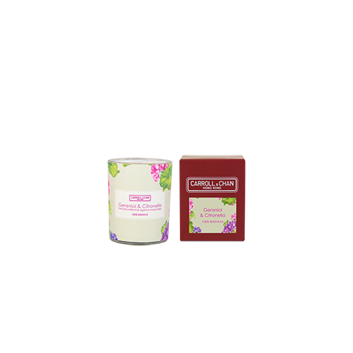 Geraniol & Citronella Beeswax Votive Candle by Carroll&Chan