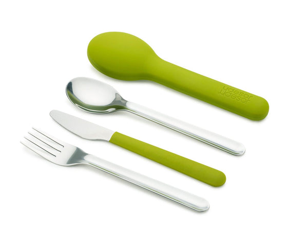 GoEat Stainless steel Cutlery Set, Green by Joseph Joseph