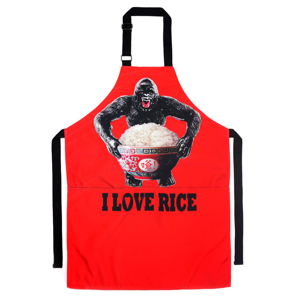 'King Kong Rice' apron
