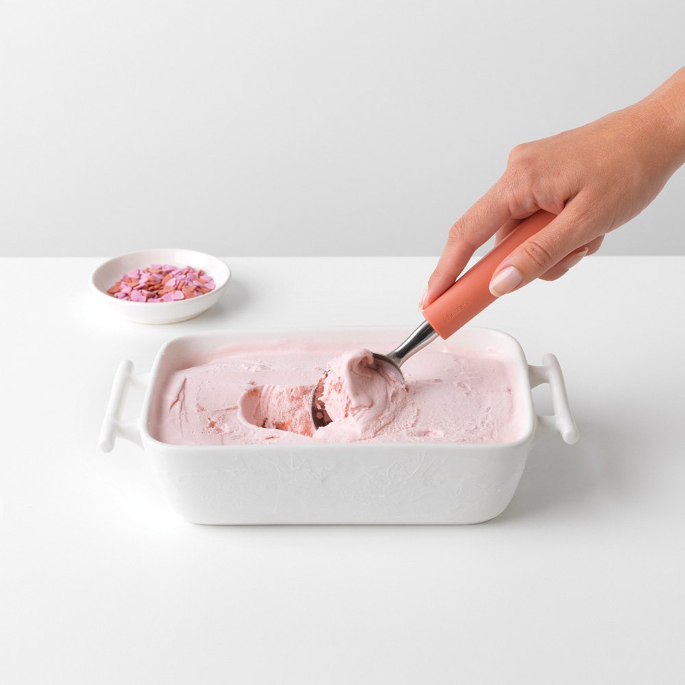 Brabantia TASTY Ice Cream Scoop, Terracotta Pink