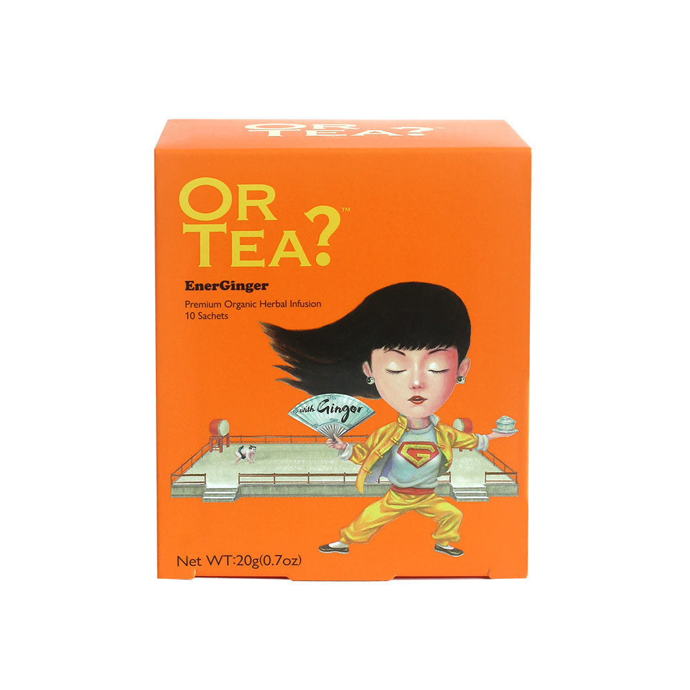 Or Tea? Organic EnerGinger - Herbal Infusion, 10 Sachet Box