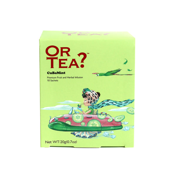Or Tea? CuBaMint - Herbal & Fruit Infusion, 10 Sachet Box