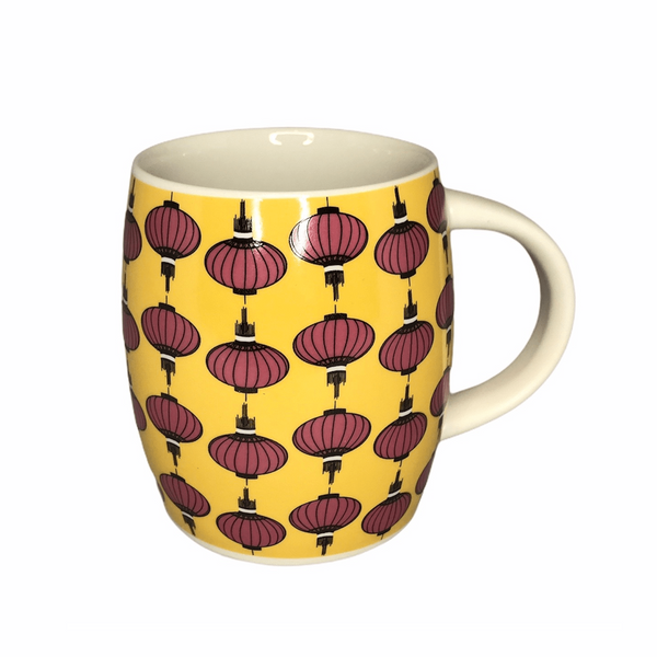 Wong Tai Sin Lanterns Ceramic Mug By Liz Fry Design