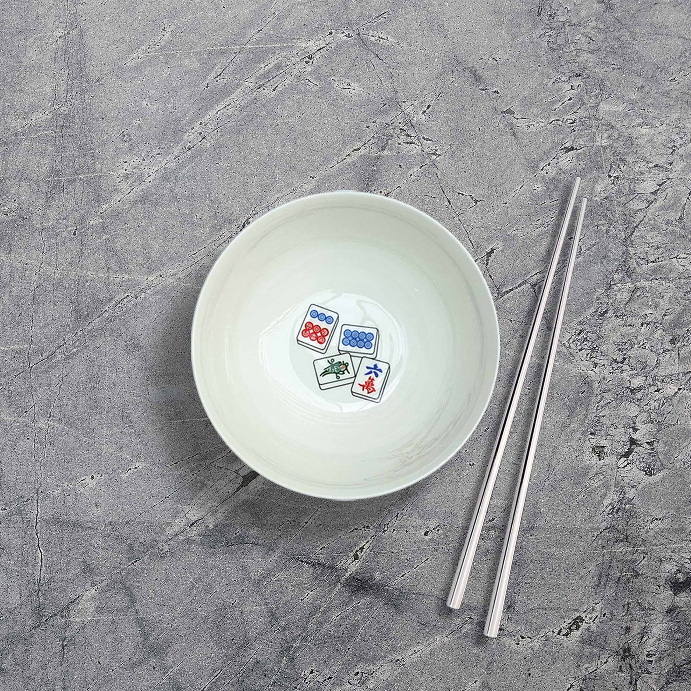 Mahjong Soup/Noodle Bowl Set