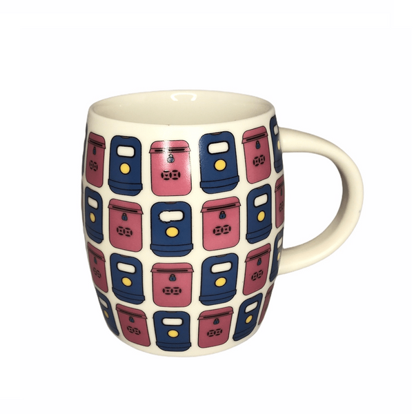 Tuen Mun Mailboxes Ceramic Mug By Liz Fry Design