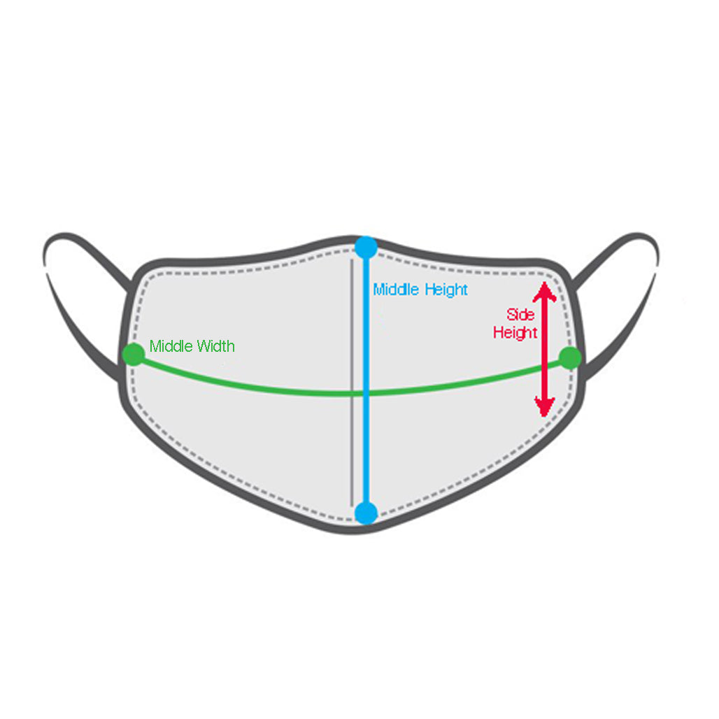 Solid Why-Y Fabric Mask, Grey