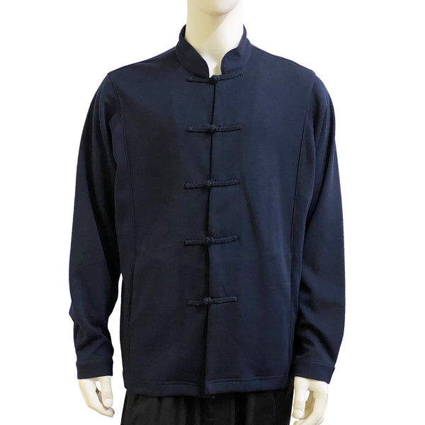 Knot Button Jacket, Navy