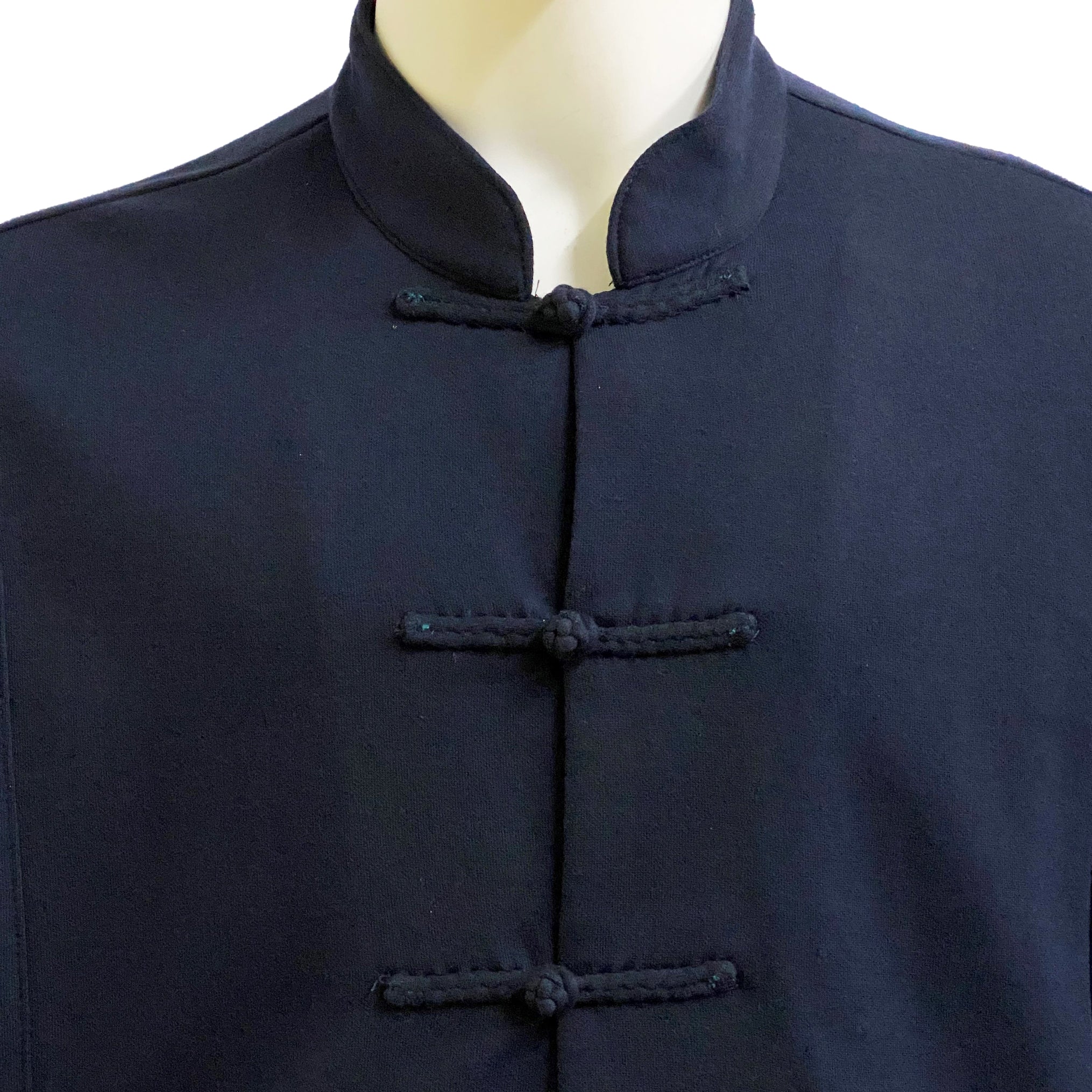 Knot Button Jacket, Navy
