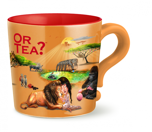 Or Tea? Mug With Lid & Tea Strainer, African Affairs