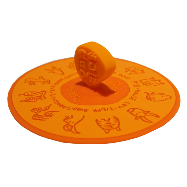 Chinese Zodiac Mug Lid, Orange