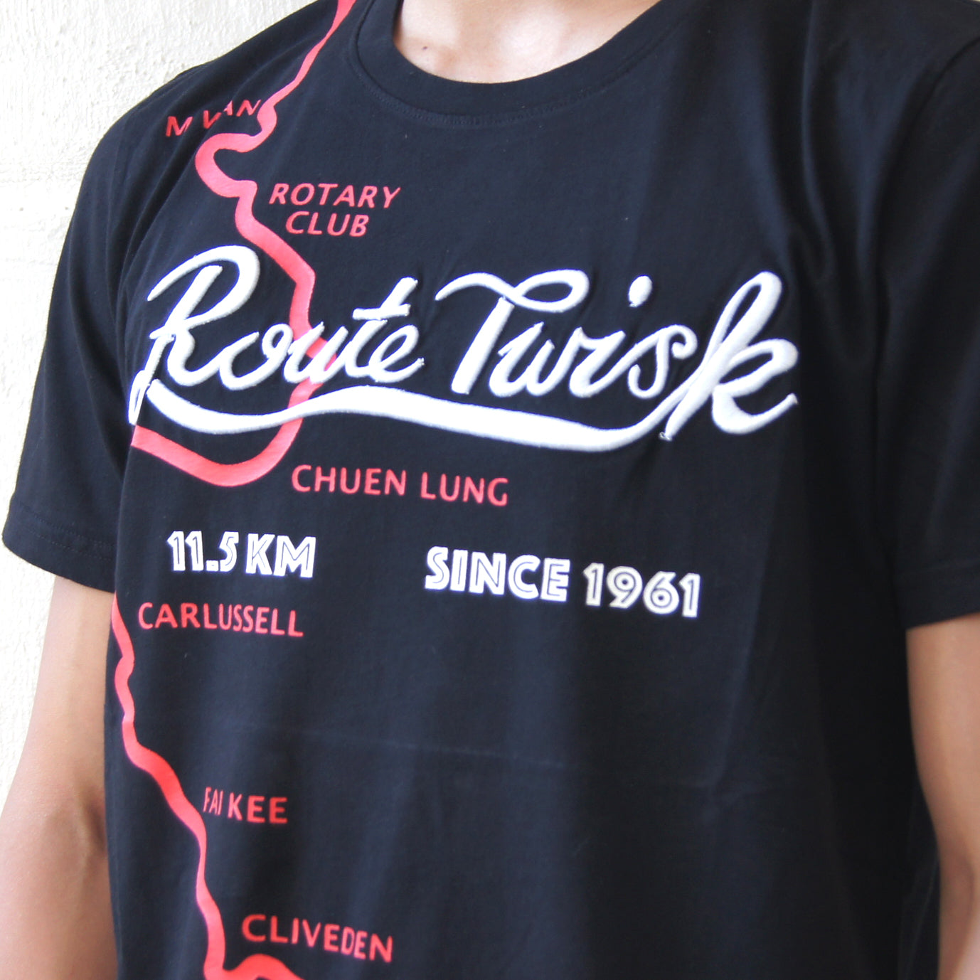 Route Twisk T-Shirt, Black
