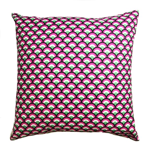 Dragon's Back Scales Cushion Cover by Liz Fry Design