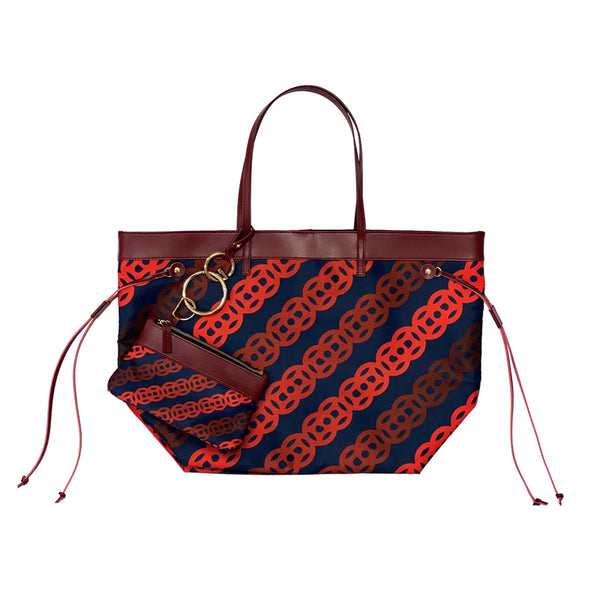GOD Double Coin Print Tote